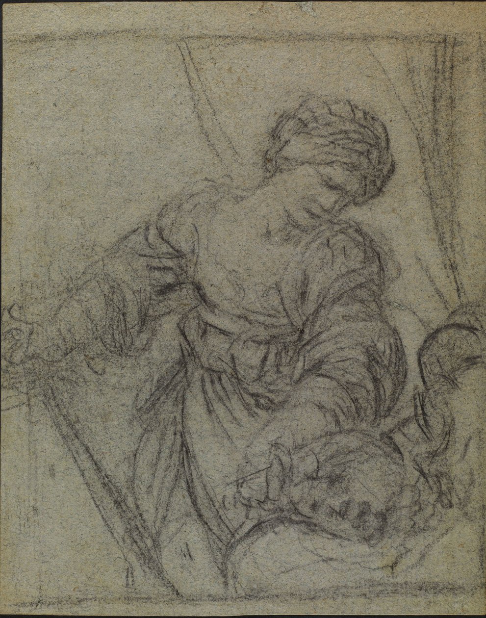 Judith con la cabeza de Holofernes de Giovanni Andrea Sirani