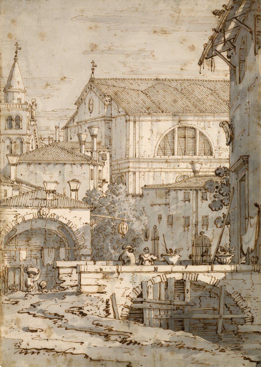 Capricho arquitectónico de Giovanni Antonio Canal