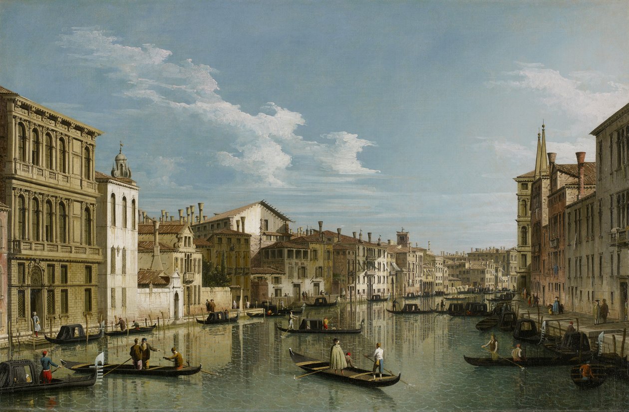 Gran Canal desde el Palazzo Flangini hasta el Palazzo Bembo de Giovanni Antonio Canal