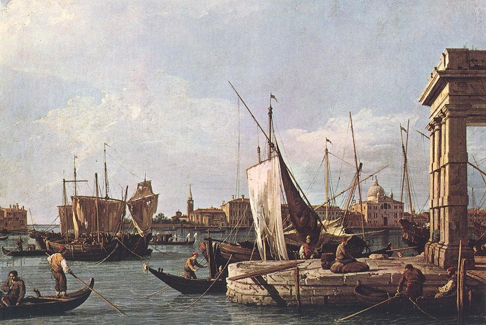 La Punta della Dogana (Punto de Aduana) de Giovanni Antonio Canal
