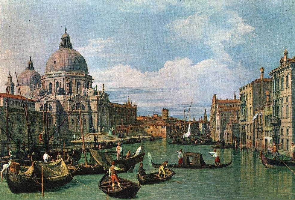 El Gran Canal y la Iglesia de la Salute de Giovanni Antonio Canal