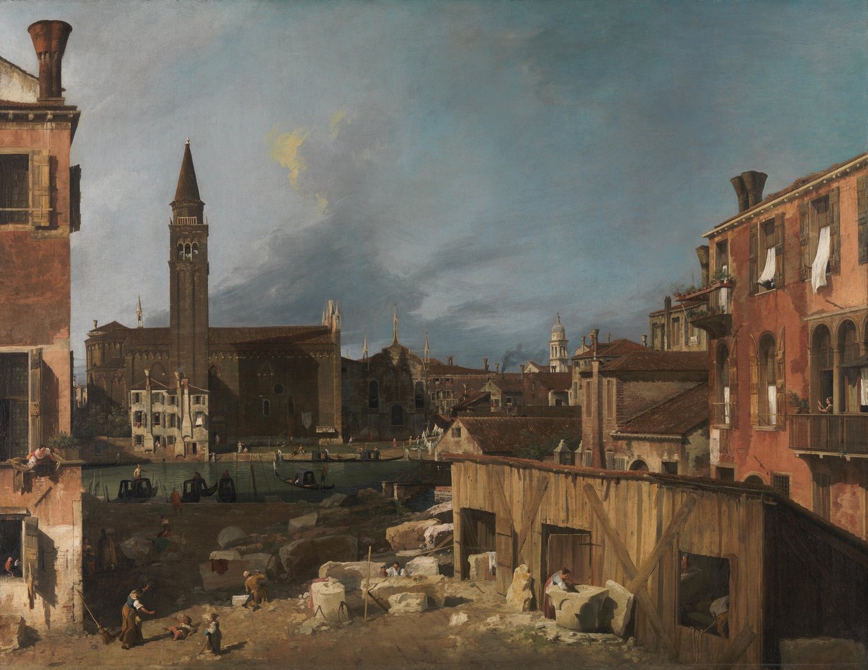 El patio de los canteros de Giovanni Antonio Canal