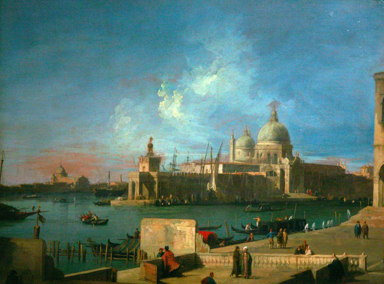 Vista de Santa Maria della Salute de Giovanni Antonio Canal
