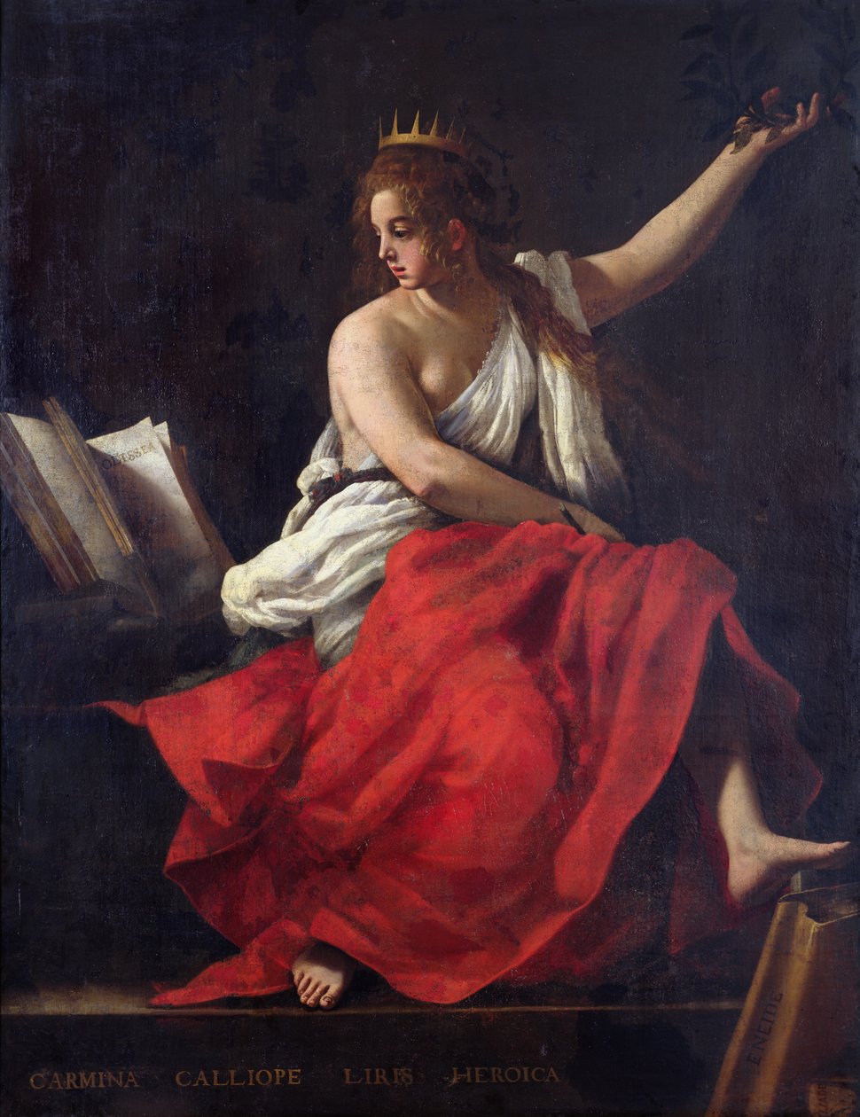 Calíope, Musa de la Poesía Épica de Giovanni Baglione