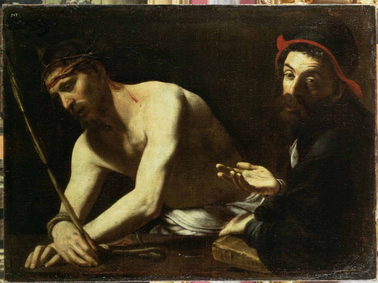 Cristo ante Caifás, c.1615 de Giovanni Battista Caracciolo