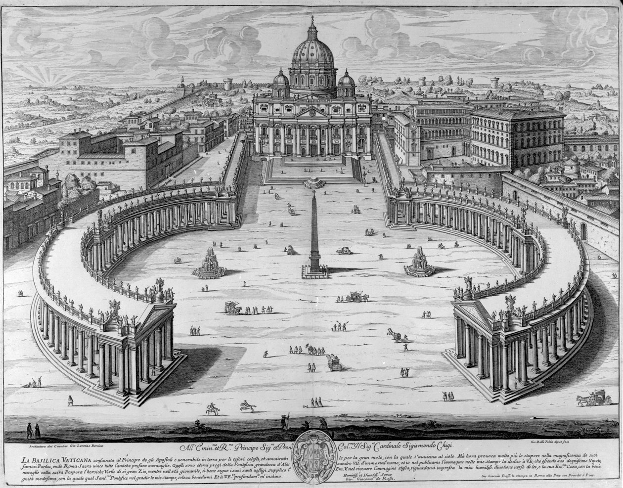 El Vaticano, Roma de Giovanni Battista Falda