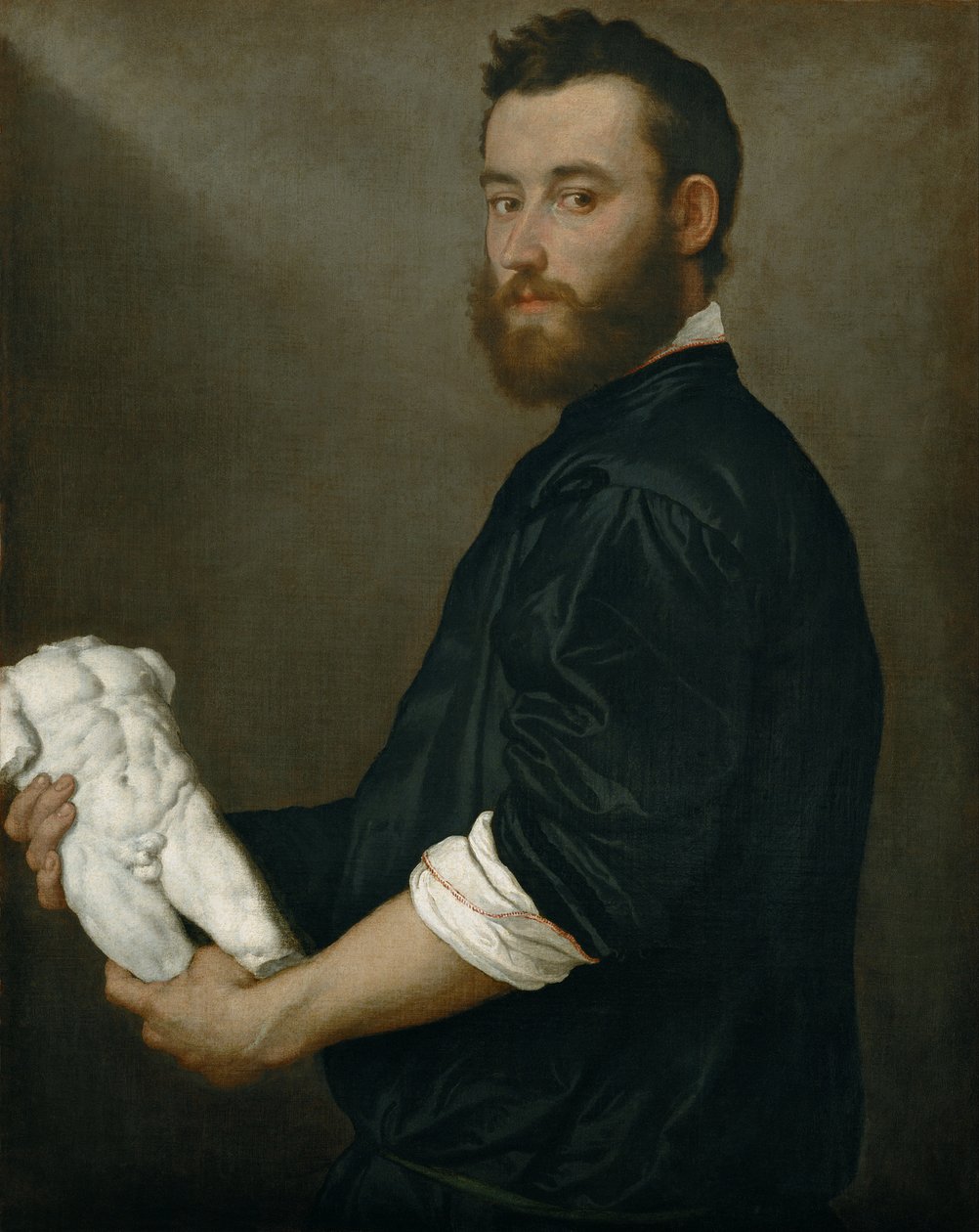 El escultor Alessandro Vittoria de Giovanni Battista Moroni