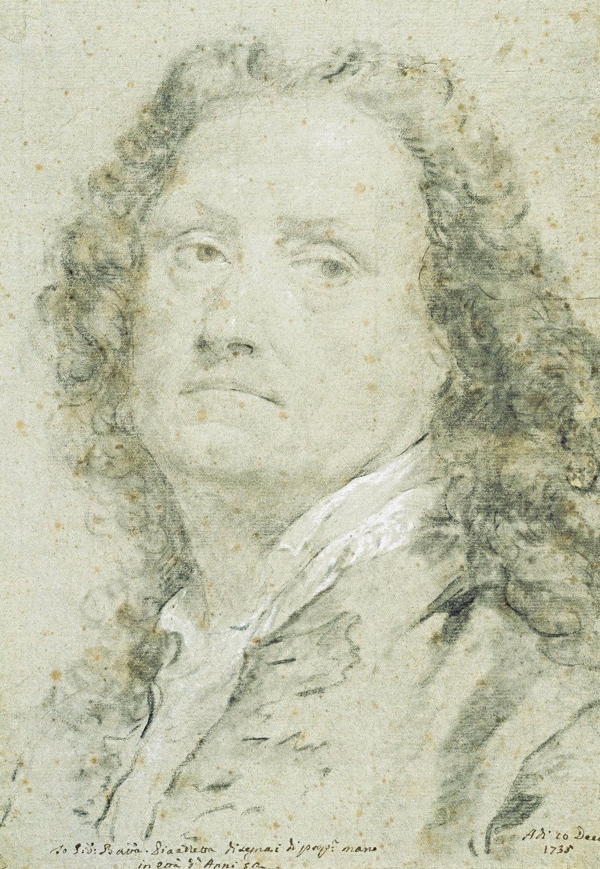 Autorretrato, 1735 de Giovanni Battista Piazzetta