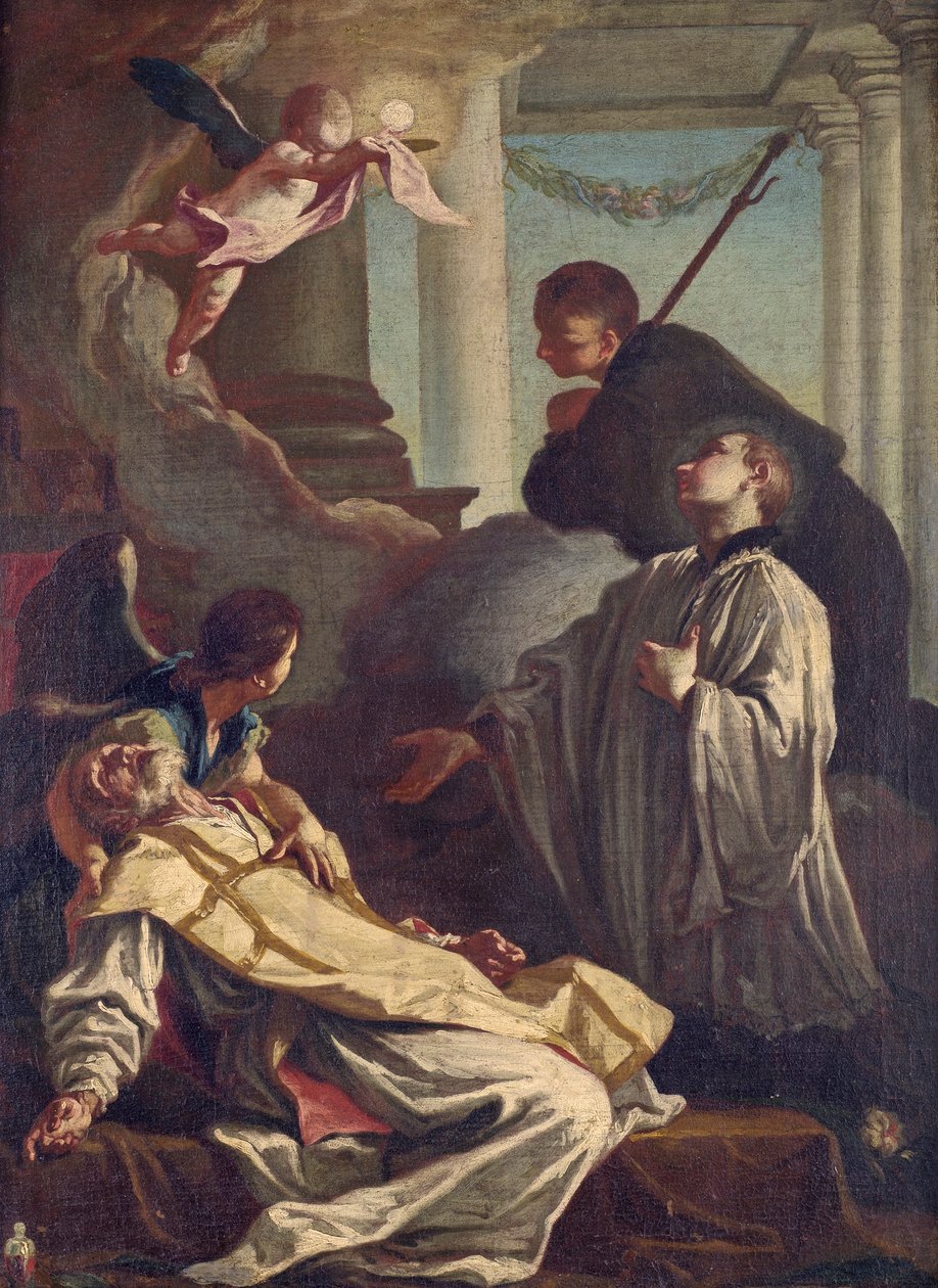 La muerte de San Andrés Avellino de Giovanni Battista Piazzetta