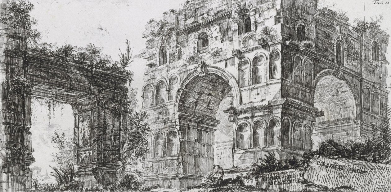 El Templo de Diana de Giovanni Battista Piranesi