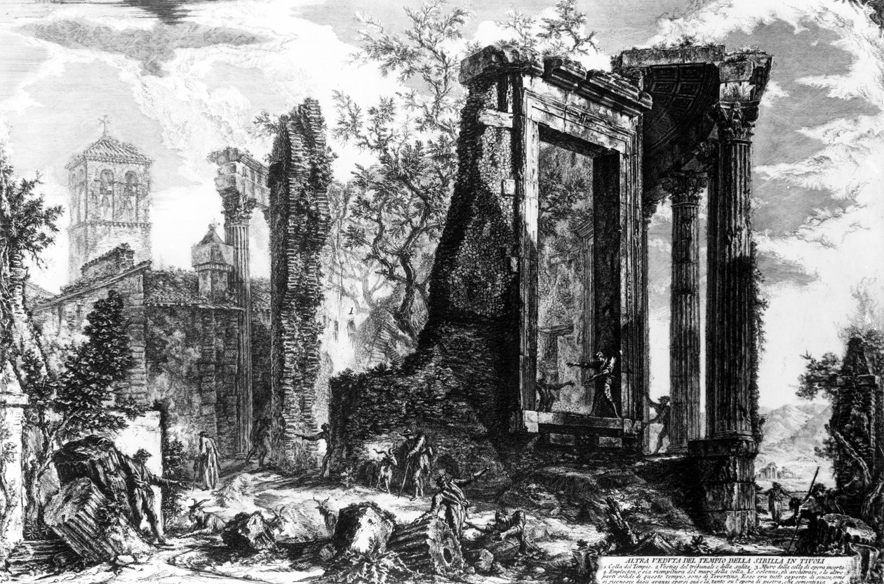 El Templo de Sibila, Tívoli, de la serie 
