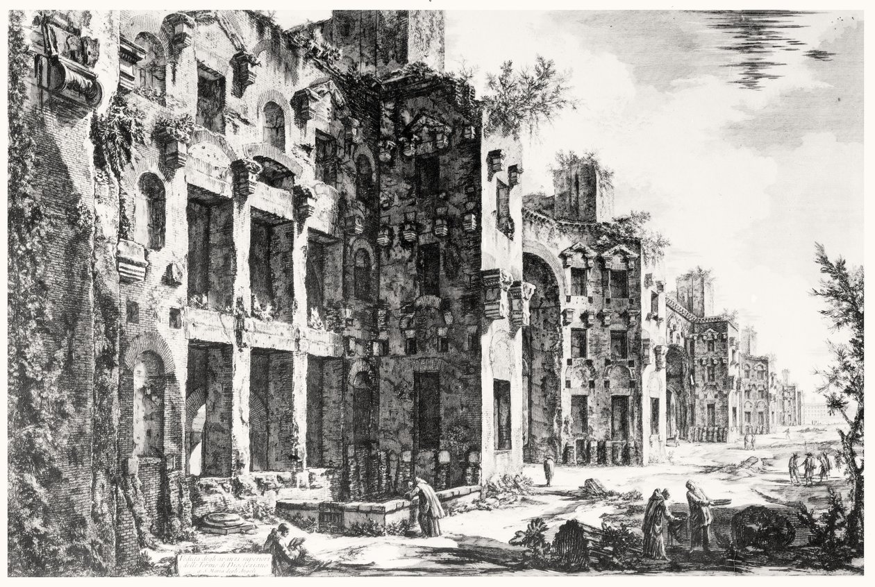 Vista del Frigidarium en los Baños de Diocleciano, de la serie 