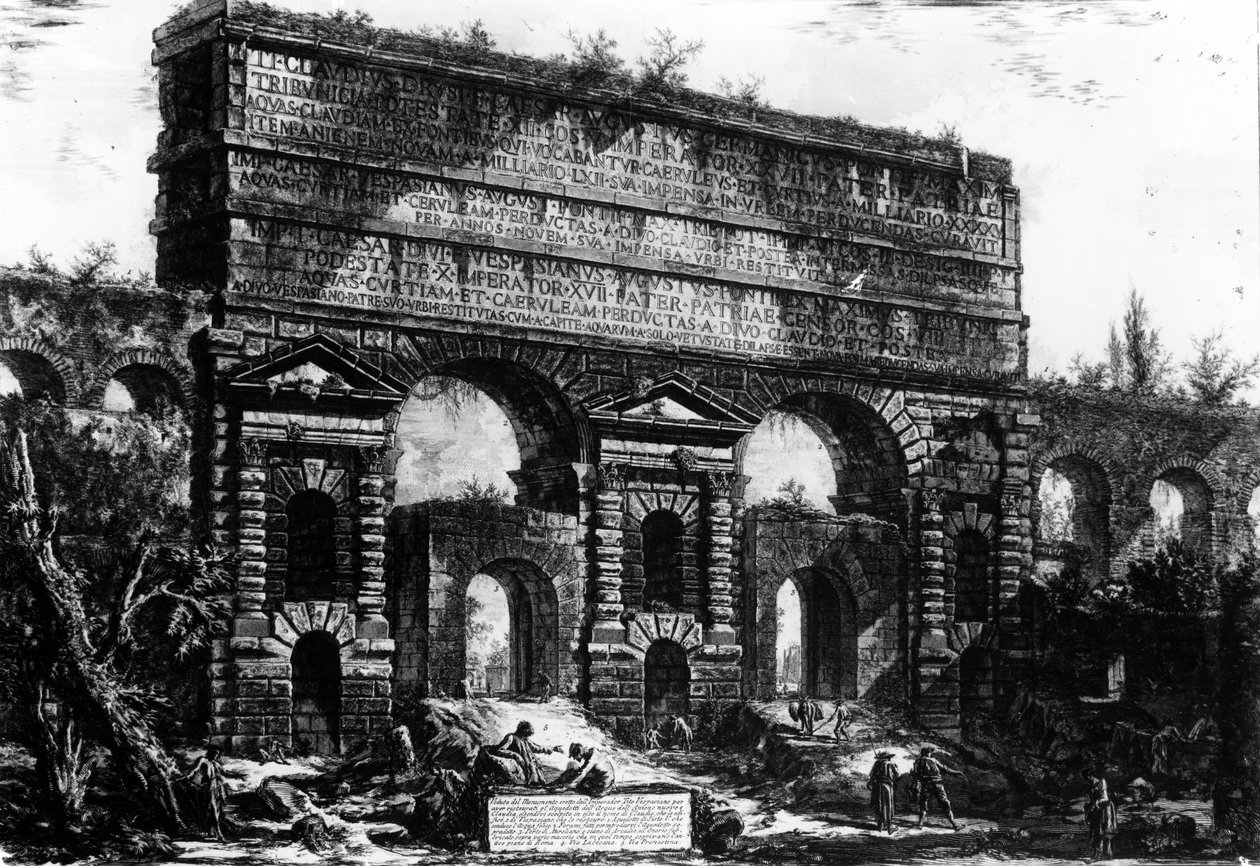 Vista de la Porta Maggiore, de la serie 