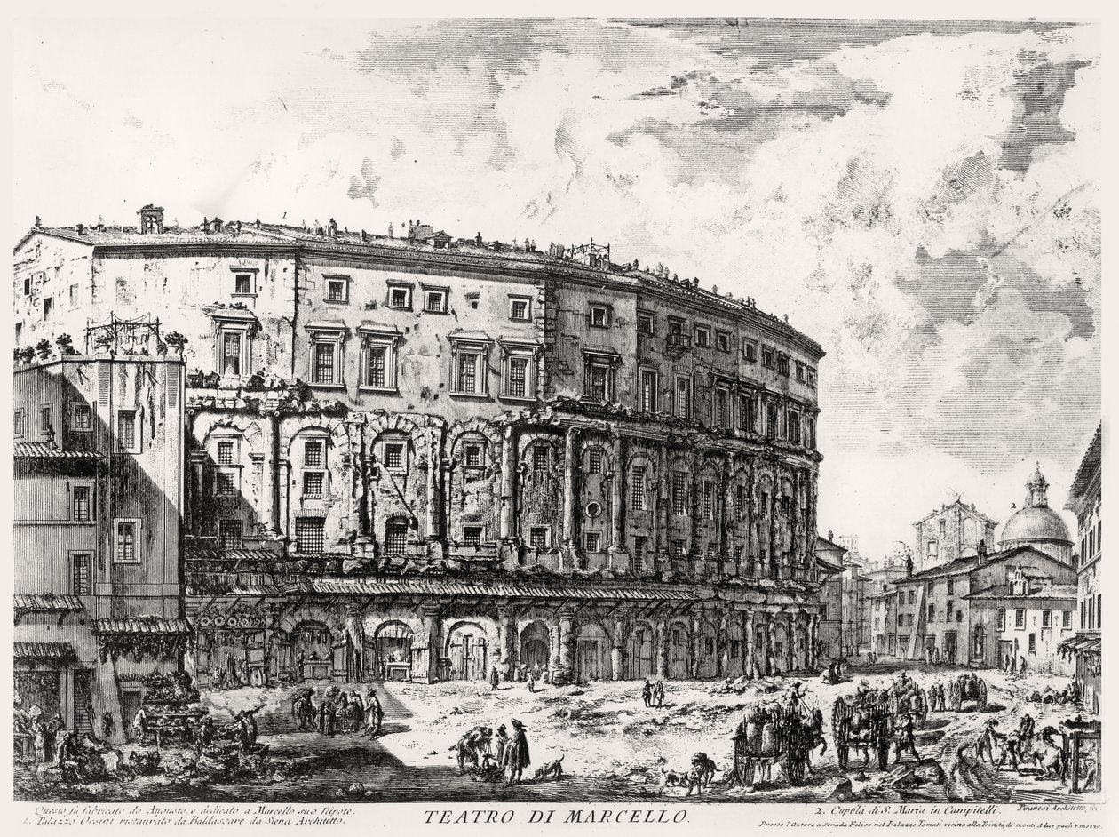 Vista del Teatro de Marcelo, de la serie 