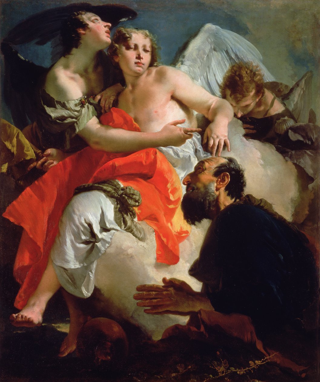 Abraham y los Tres Ángeles de Giovanni Battista Tiepolo
