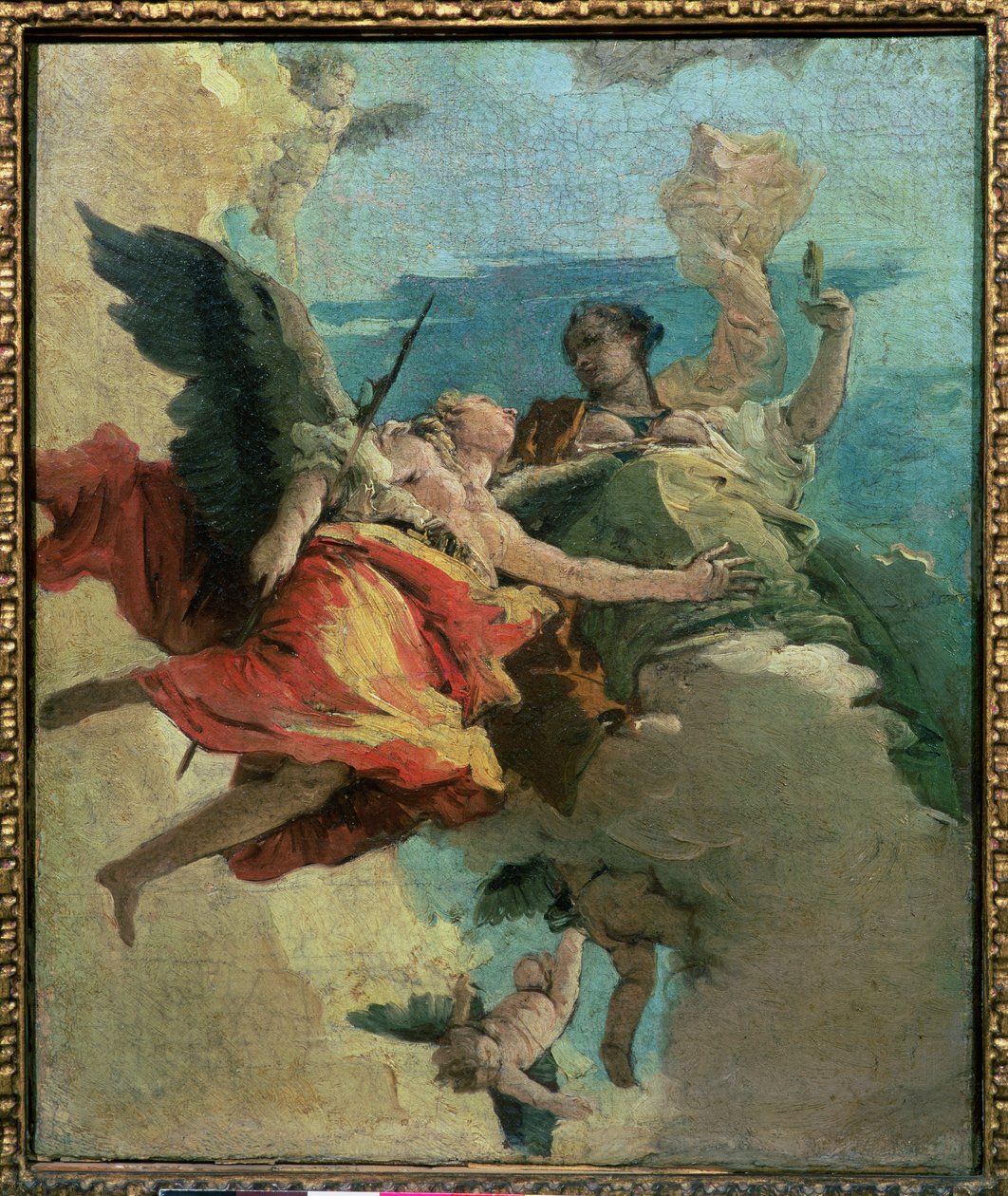 Escena alegórica de Giovanni Battista Tiepolo