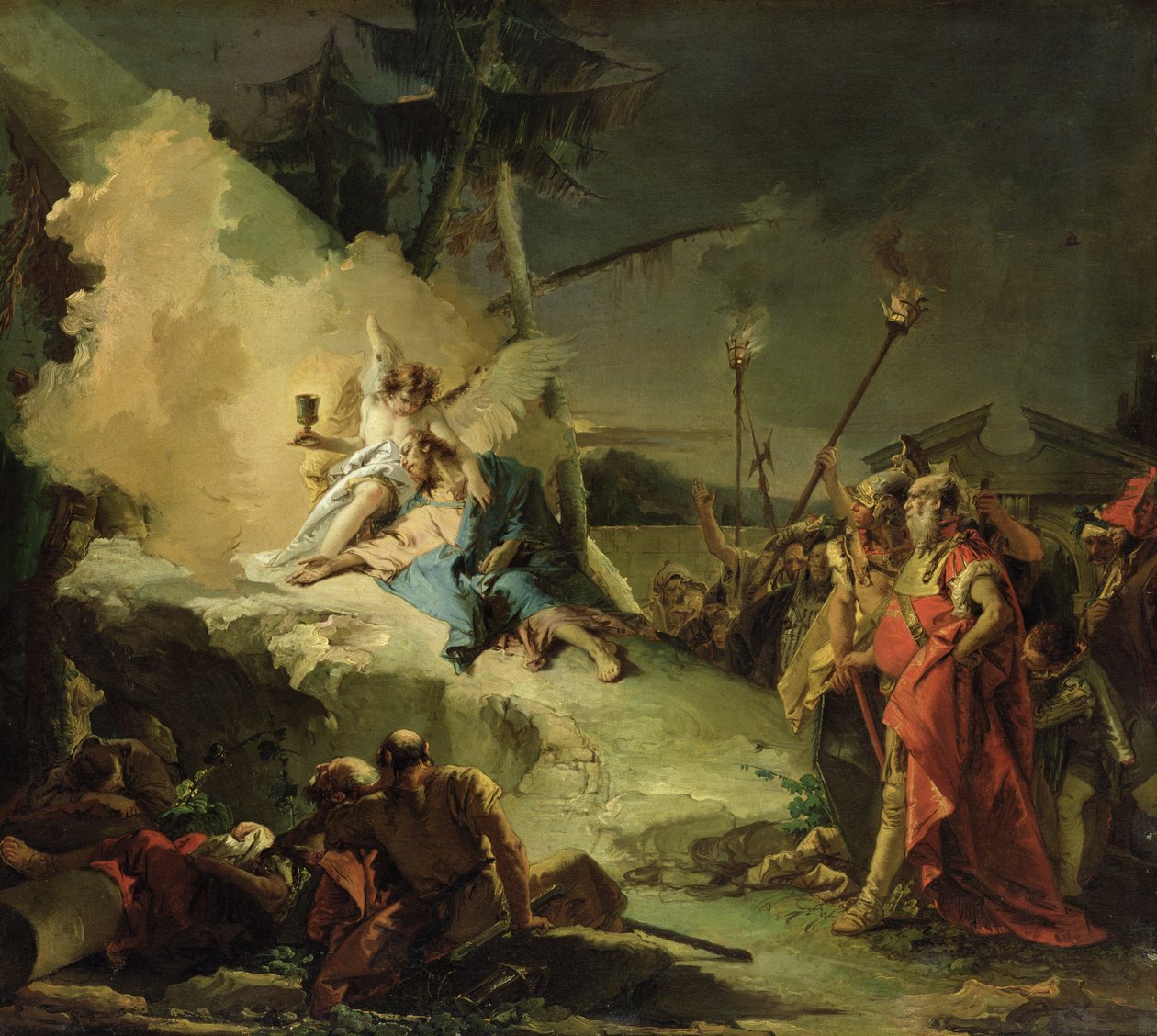 Cristo en el Jardín de Getsemaní de Giovanni-Battista Tiepolo