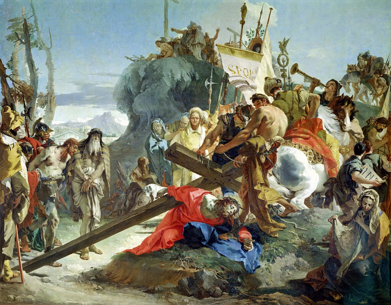 Cristo en el camino al Calvario, 1749 de Giovanni Battista Tiepolo