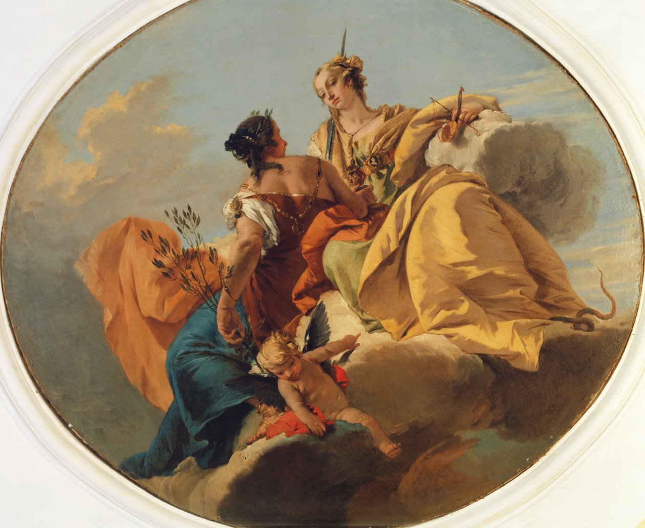 Justicia y Paz de Giovanni Battista Tiepolo