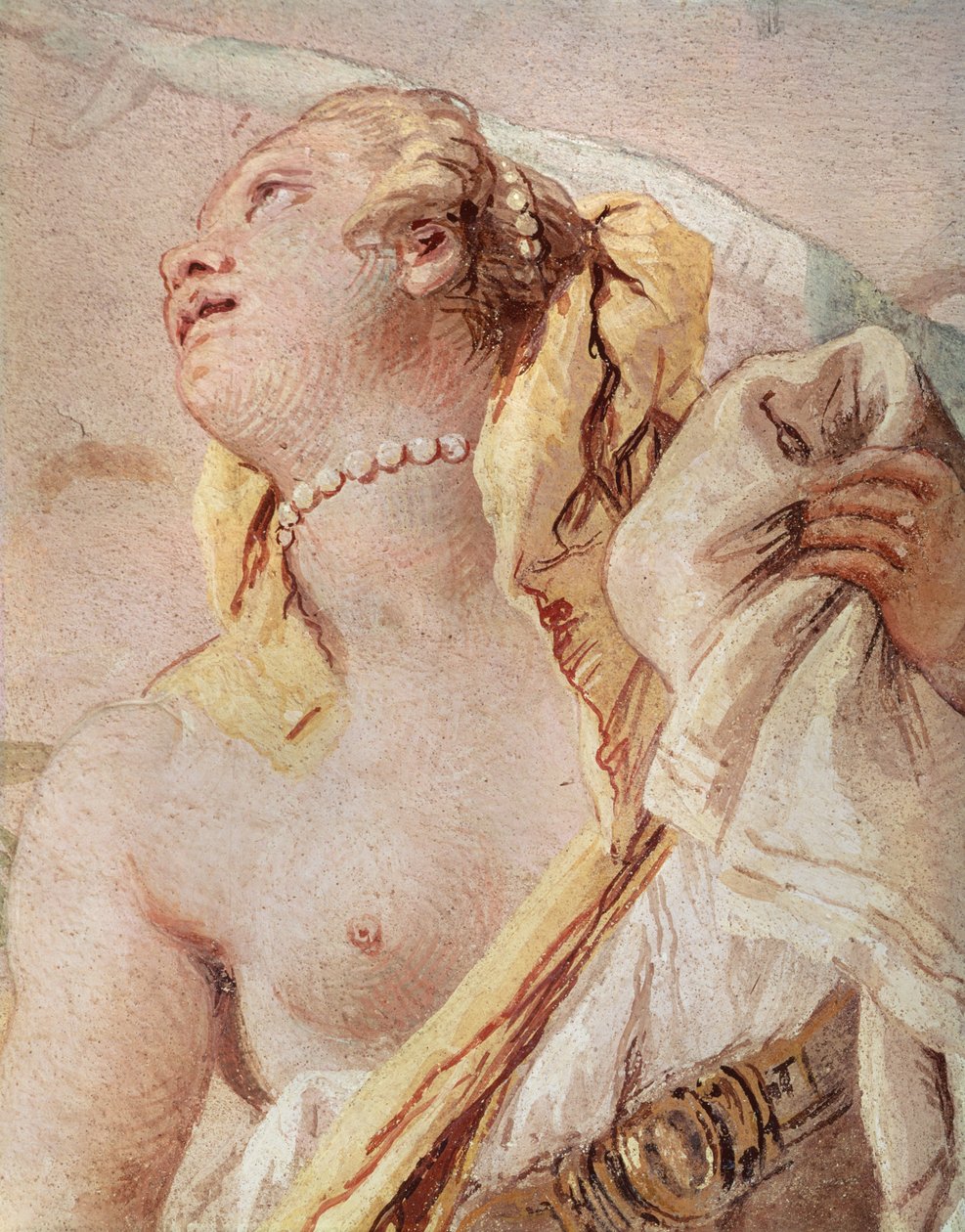 Rinaldo Abandonando a Armida, detalle de Armida, de 