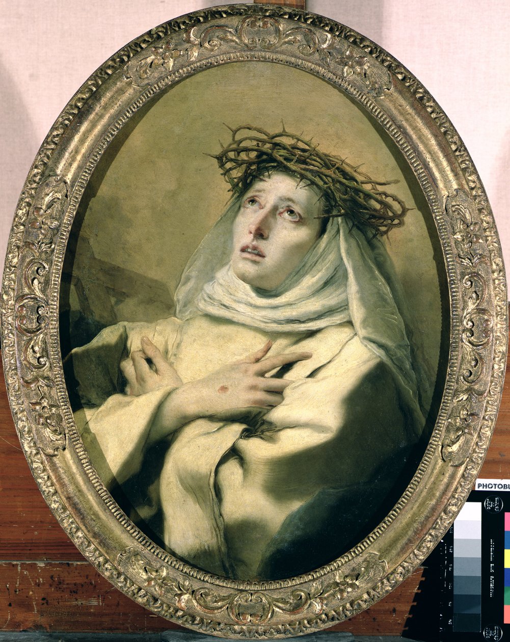 Santa Catalina de Siena (1347-80), c.1746 de Giovanni Battista Tiepolo