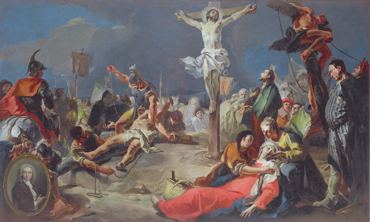 La Crucifixión, 1724-25 de Giovanni Battista Tiepolo