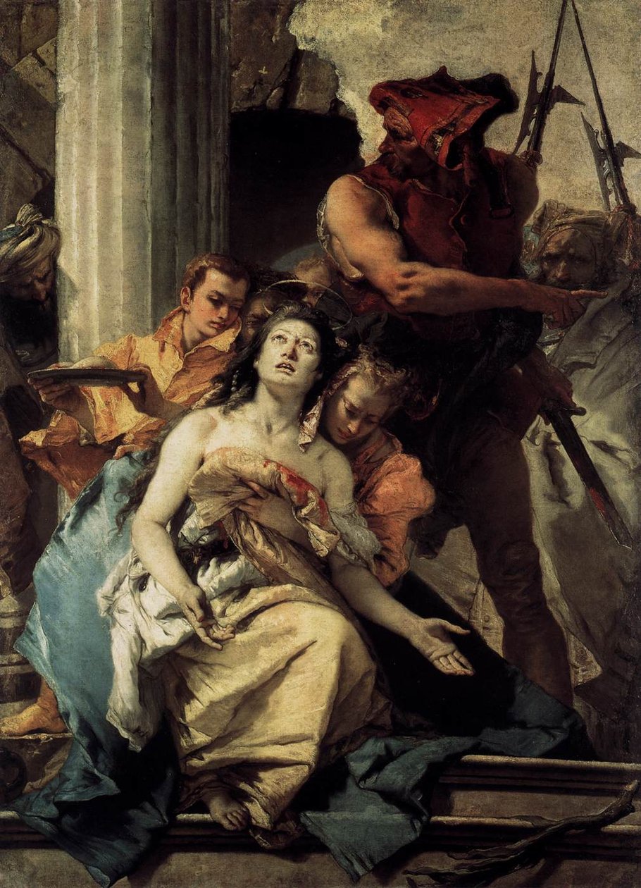 El martirio de Santa Águeda de Giovanni Battista Tiepolo