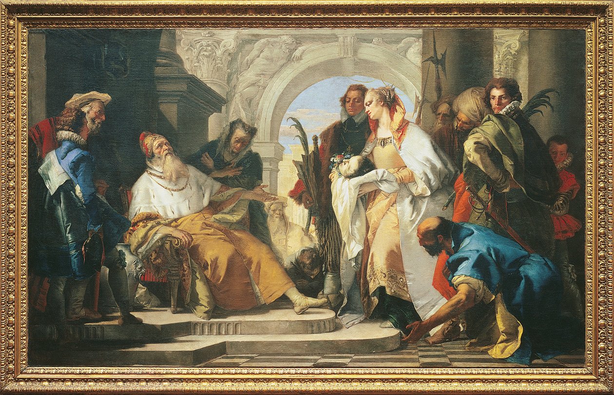 Los santos patronos de la familia Crotta de Giovanni Battista Tiepolo