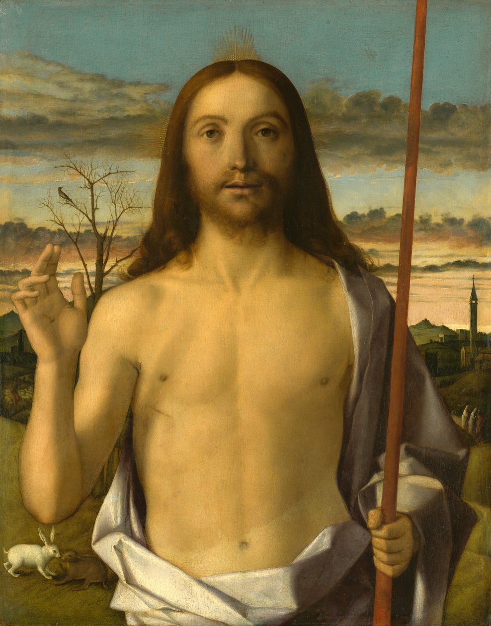 Cristo bendiciendo de Giovanni Bellini