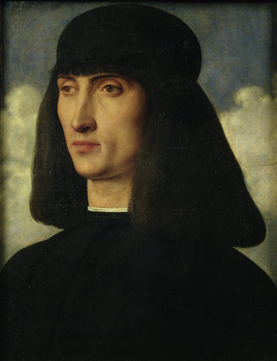 Retrato de un joven, c.1500 de Giovanni Bellini