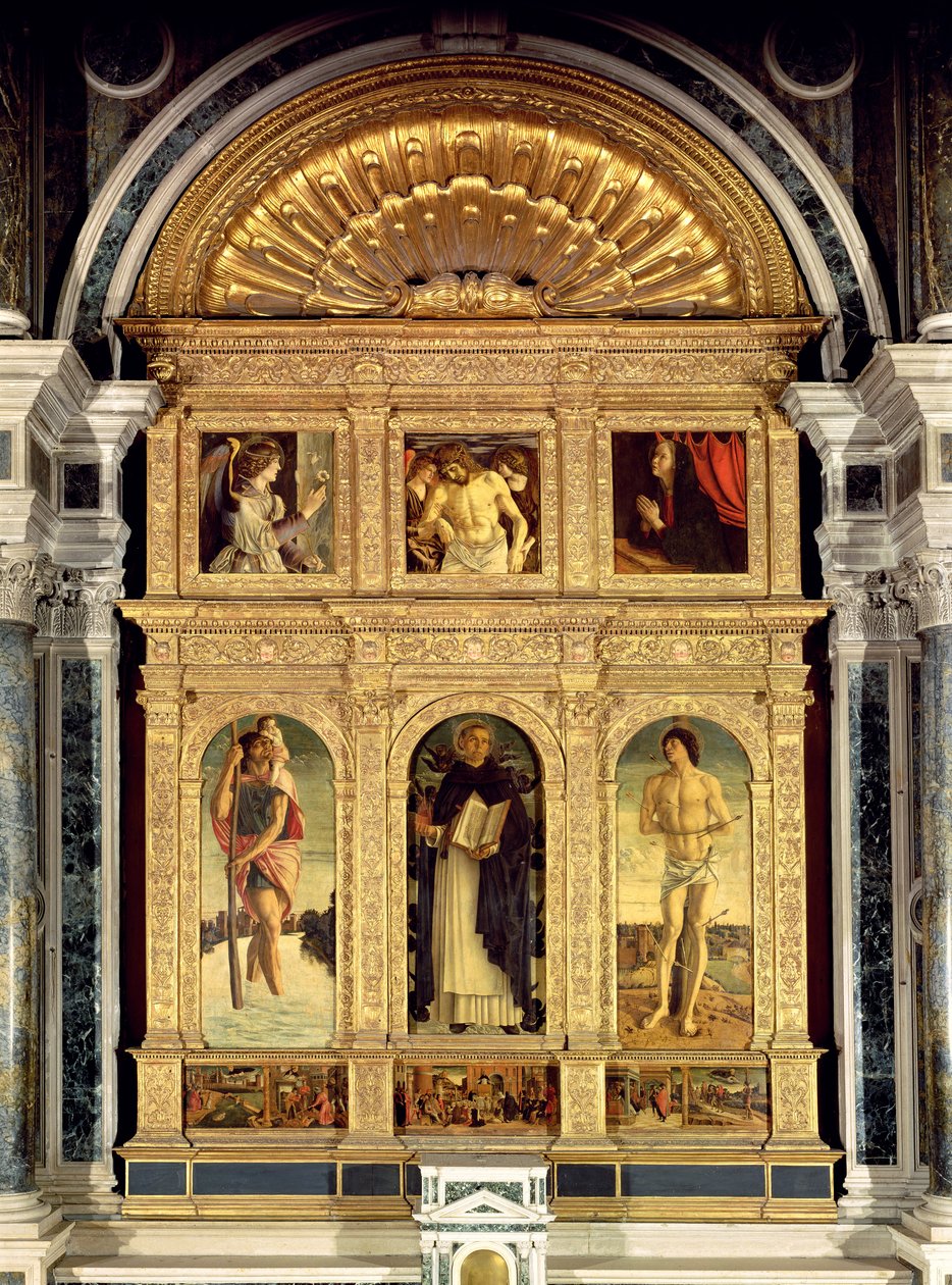 Retablo de San Vicente Ferrer, c.1465 de Giovanni Bellini