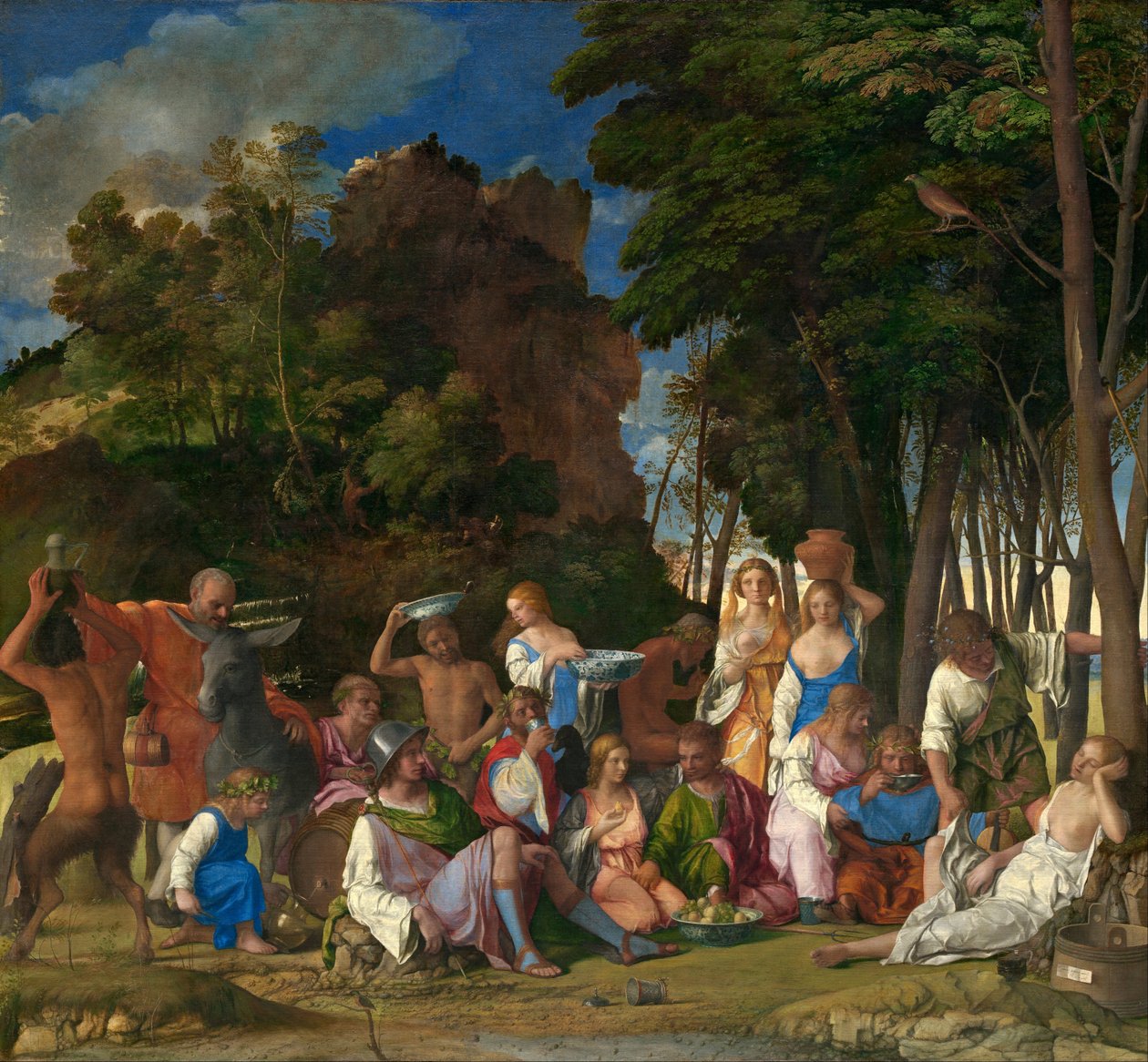 La fiesta de los dioses de Giovanni Bellini