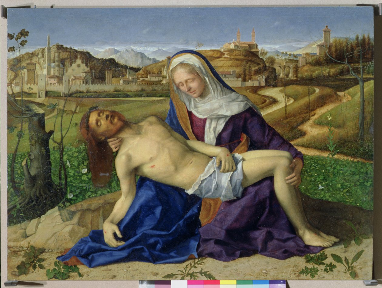 La Piedad, c.1505 (post restauración 1996) de Giovanni Bellini