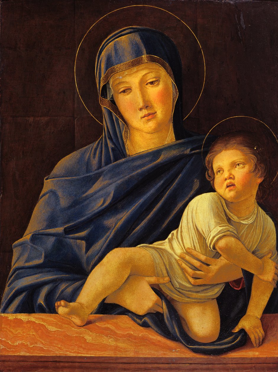 Virgen y Niño, 1470-75 de Giovanni Bellini