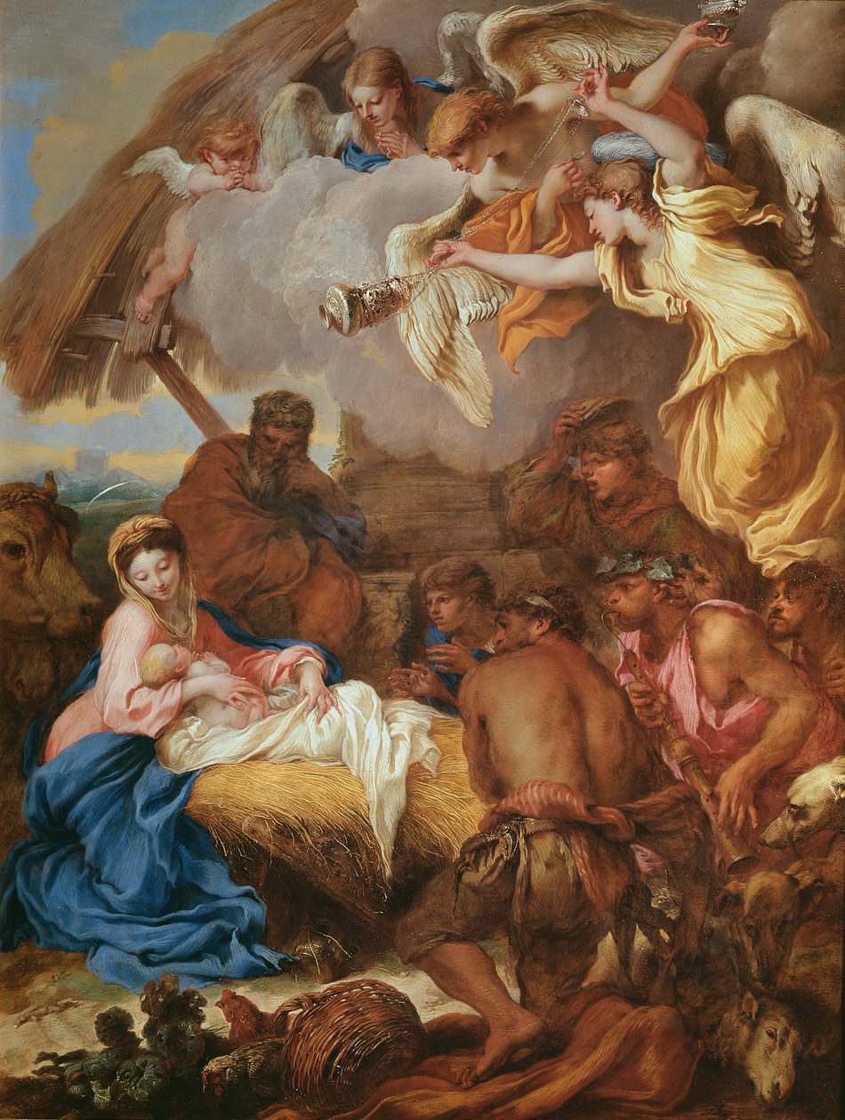 Adoración de los Pastores c. 1659 de Giovanni Benedetto Castiglione