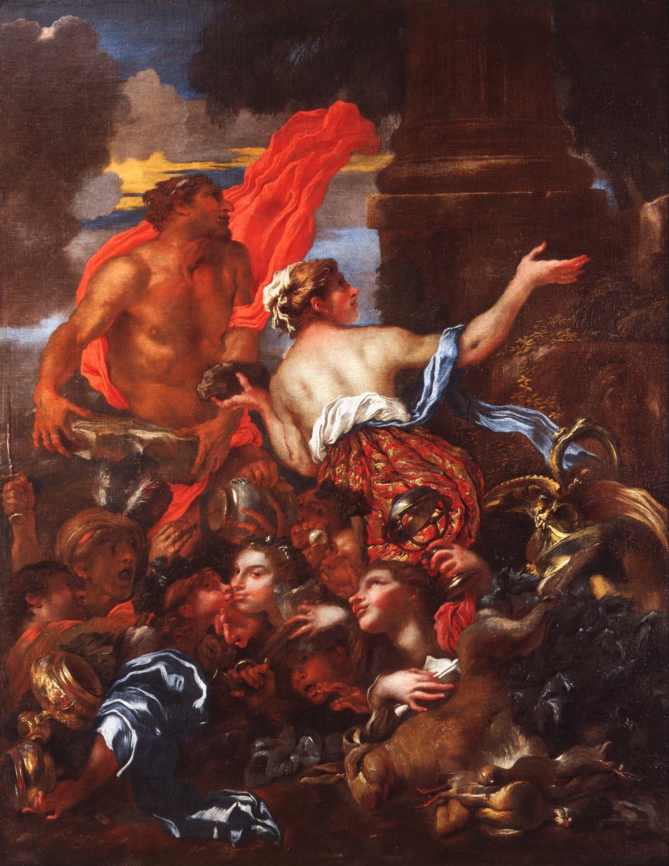 Deucalión y Pirra de Giovanni Benedetto Castiglione