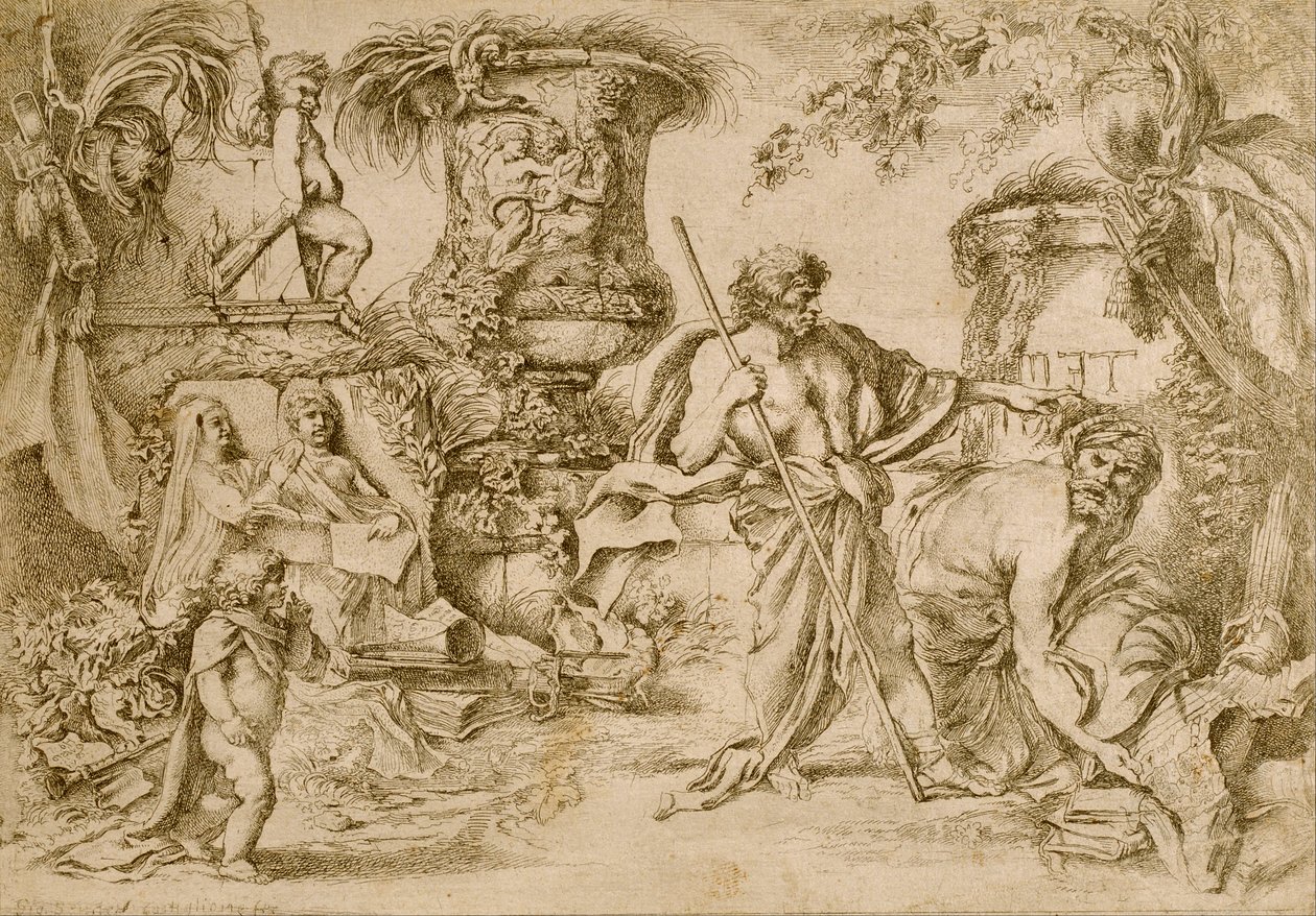 Temporalidad eternidad de Giovanni Benedetto Castiglione