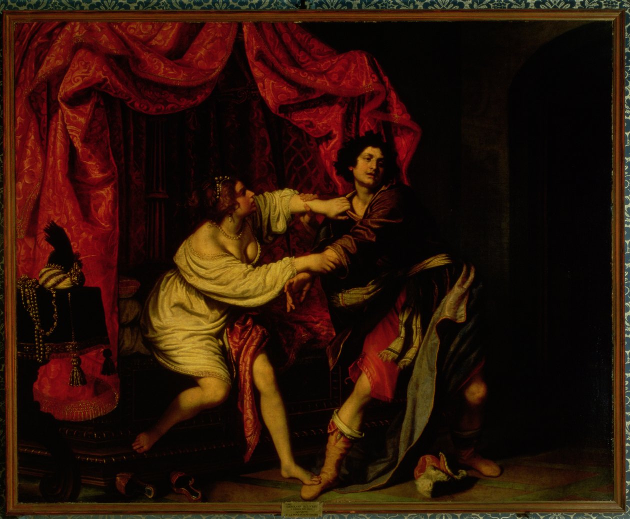 José y la esposa de Potifar de Giovanni Biliverti
