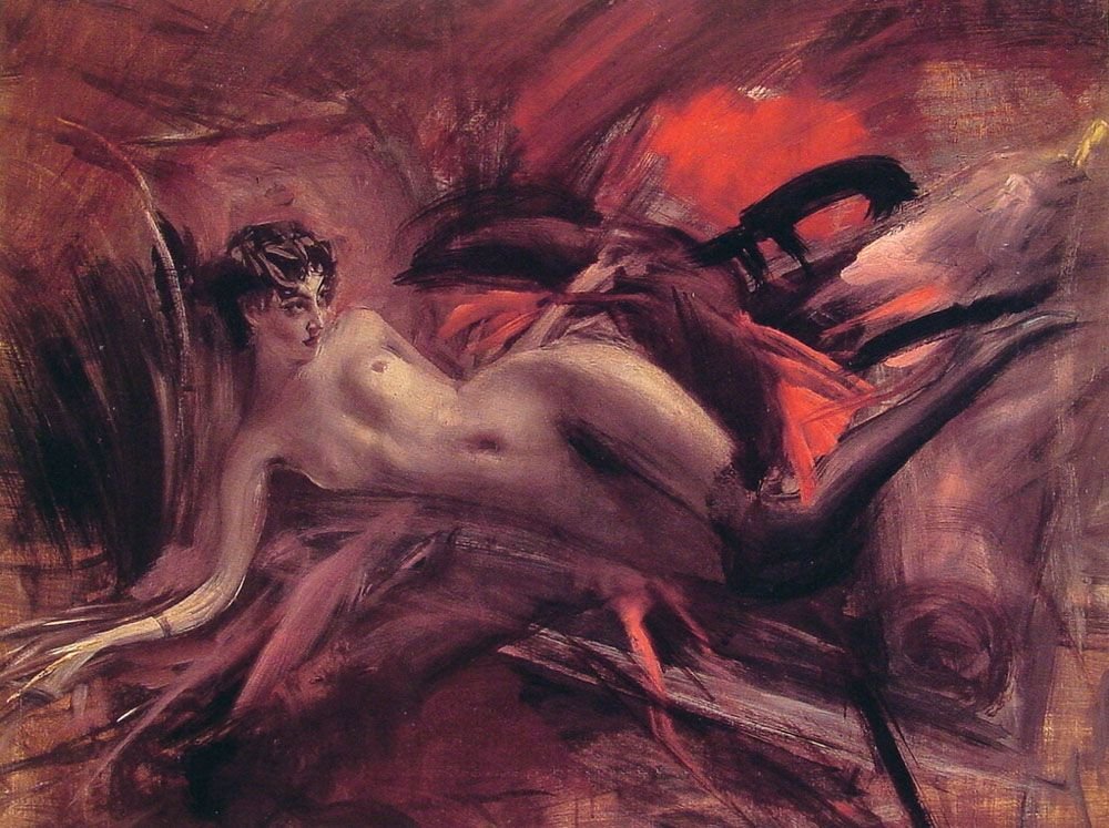 Desnudo reclinado de Giovanni Boldini
