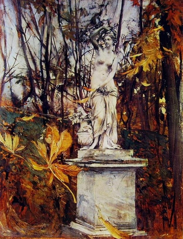Estatua en el Parque de Versalles de Giovanni Boldini