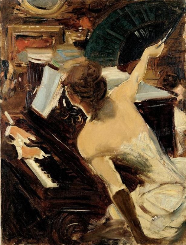 La Cantante Mondona de Giovanni Boldini