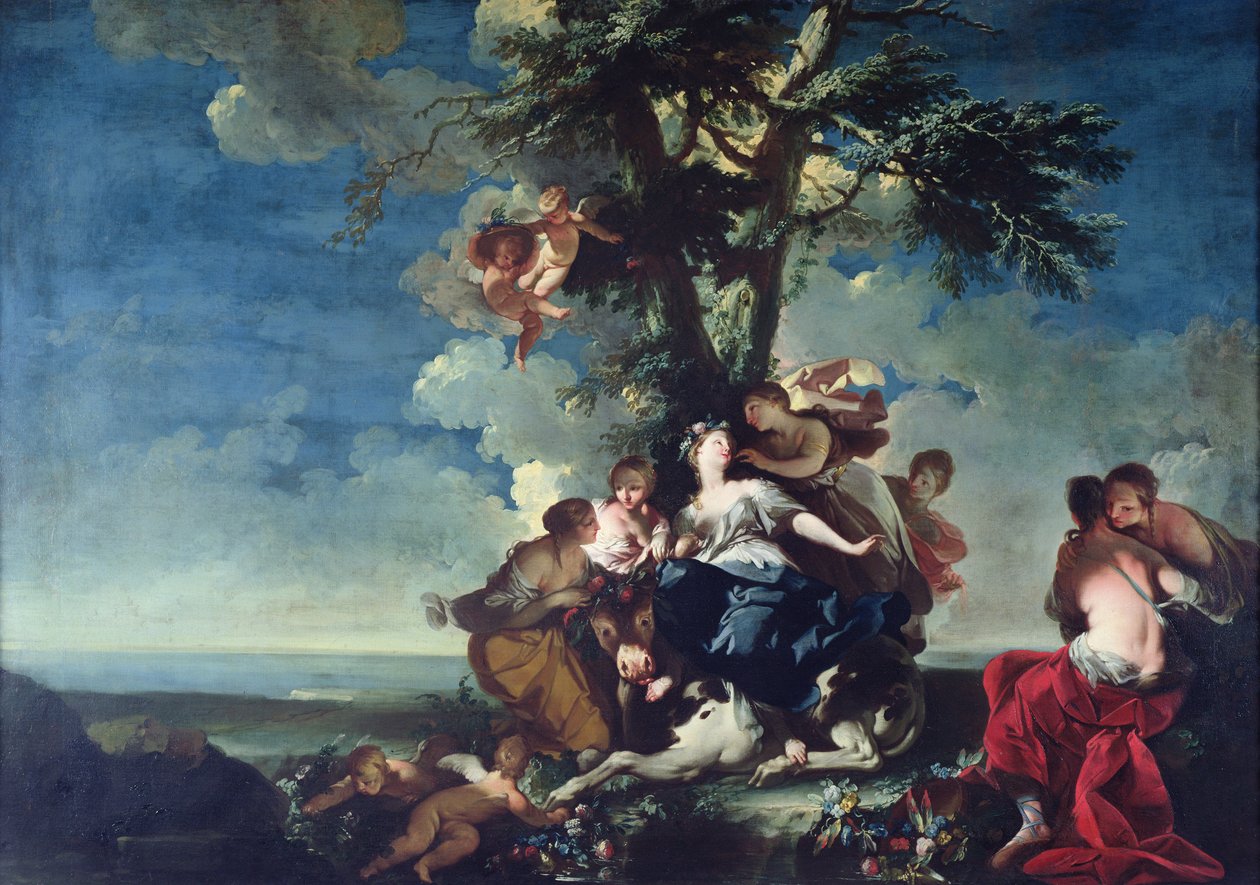 El rapto de Europa, 1728-37 de Giovanni Domenico Ferretti