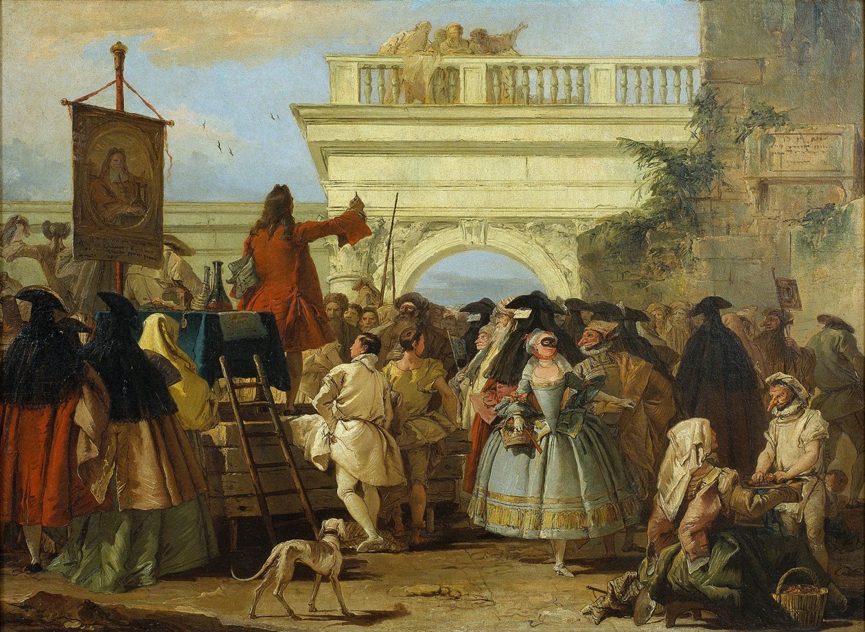 El Charlatán de Giovanni Domenico Tiepolo
