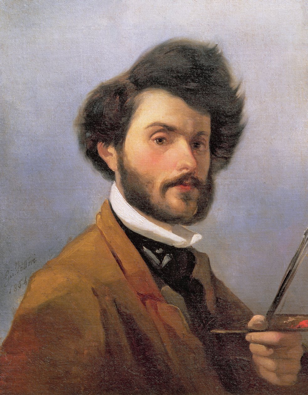 Autorretrato, 1854 de Giovanni Fattori