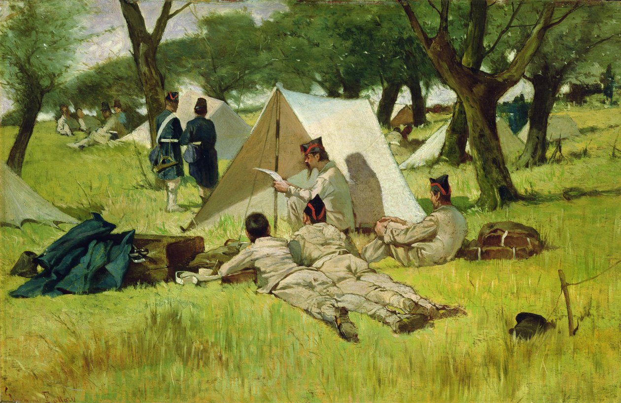 El campamento de Giovanni Fattori