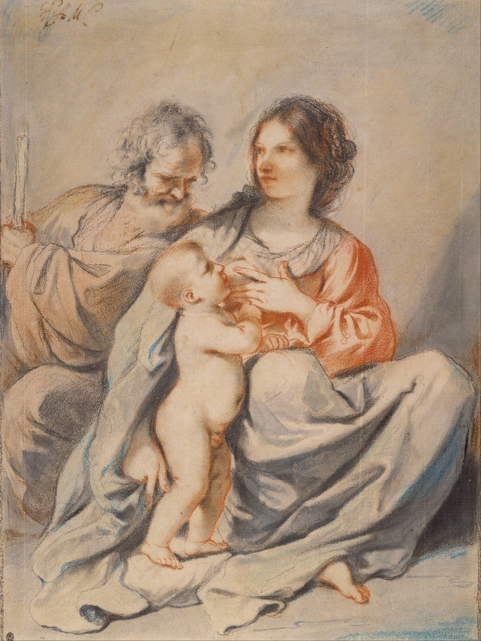 La Sagrada Familia de Giovanni Francesco Barbieri