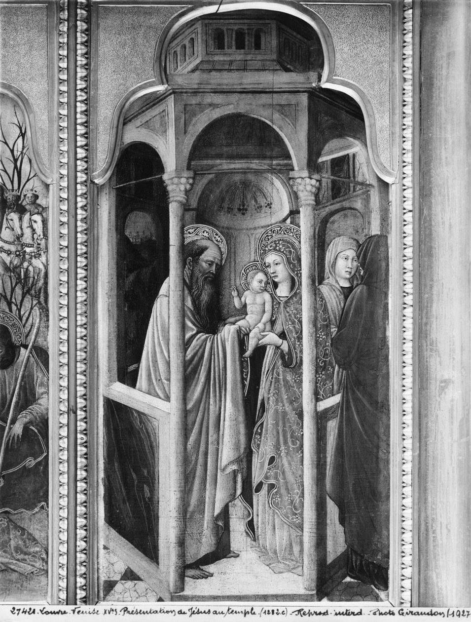 Ciclo de la Vida de la Virgen, Presentación de Jesús en el Templo, c.1445 de Giovanni Francesco da Rimini