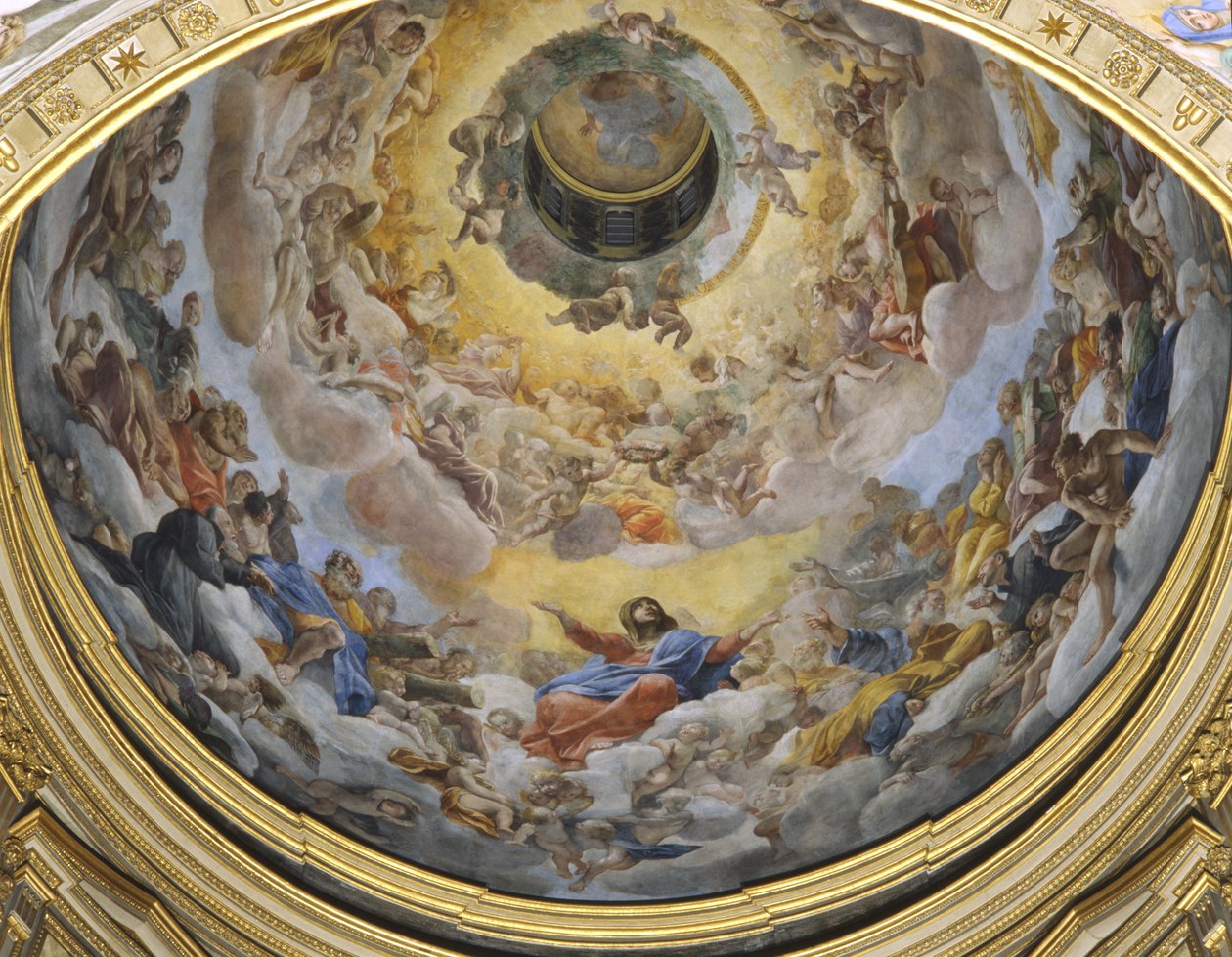 Gloria del Paraíso, 1627 de Giovanni Lanfranco