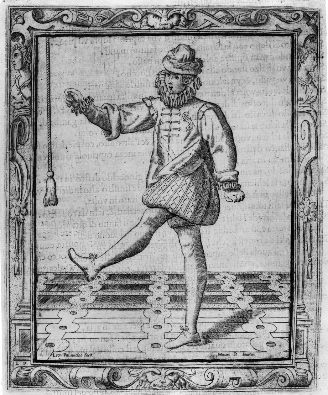 Bailarín Cortés, Ilustración de 
