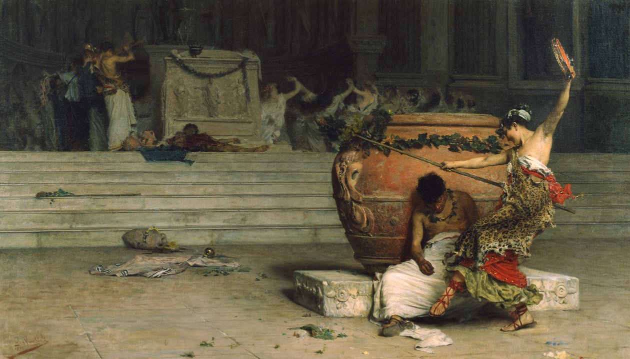 El Templo de Baco, 1881 de Giovanni Muzioli